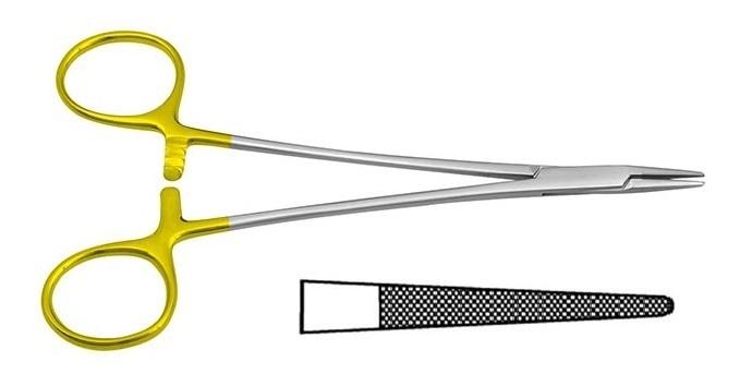 TC MICROVASCULAR Голкотримач; прямий; із зубчиками; 23,0см. Tontarra Medizintechnik GmbH